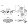 FG-100TS Twin 4-takts Bensinmotor