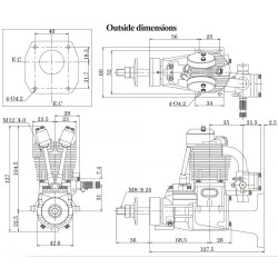 FG-17 17cc 4-stroke Gasoline Engine