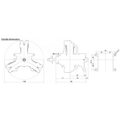 FG-33R3 33cc 4-takts 3-cyl Stjärnmotor Bensin