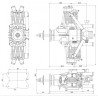 FG-41TS 41cc 4-takts Twin Bensinmotor