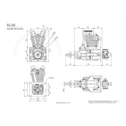 FG-50 50cc 4-stroke Gasoline Engine