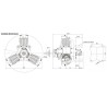 FG-60R3 60cc 4-stroke 3-cyl Radial Gasoline Engine
