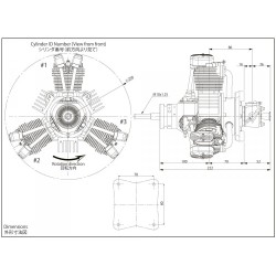 FG-90R3 90cc 4-stroke Gasoline Engine