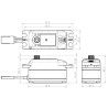 SC-1251MG Plus Servo 9Kg 0,09s Alu Coreless Metal Gear Low