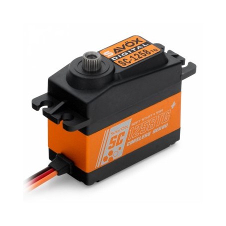 SC-1258TG Plus Servo 12Kg 0,08s Alu Coreless Titanium Gear