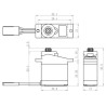 SH-0255MG Plus Servo 3,9Kg 0,13s Alu Metal Gear Micro