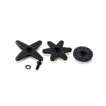 Servo Horn Set Standard Plastic w/ Screw for Metal Gear 25T