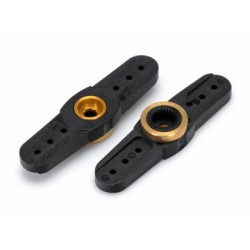 Servo Horn Double Sided Plastic High Torque 25T (2)