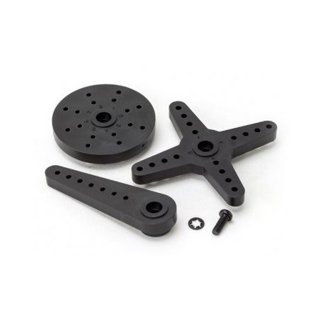 Servo Horn Set (3pcs) Plastic w/ Screw for 1/5 15T