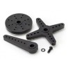 Servo Horn Set (3pcs) Plastic w/ Screw for 1/5 15T