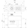 SV-1261MG Servo 20Kg 0,095s HV Alu Coreless Metalldrev Mini