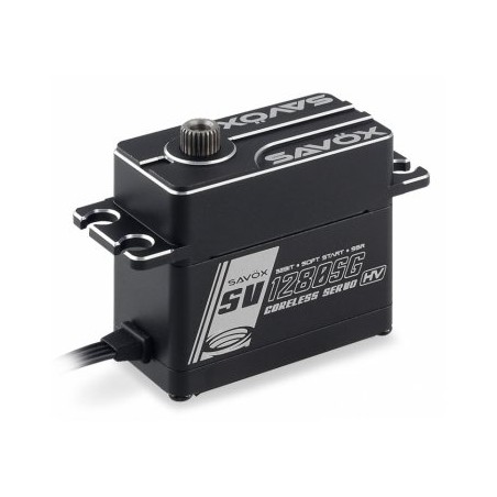 SV-1280SG Servo 50Kg 0.14s HV Alu Coreless Ståldrev