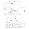SV-1281SG Servo 60Kg 0.14s HV Alu Coreless Steel Gear