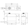SW-0231MG Plus Servo 25Kg 0,15s Metal Gear WP