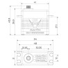 SW-2293SG Crawler Servo 75Kg 3S Powered Alu Brushless Ståldrev WP