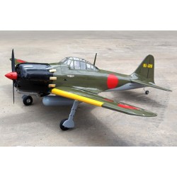 A6M Zero Fighter 15-20cc Gas ARF med Ellandställ