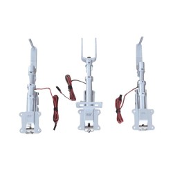 Electric Retractable Landing Gear Set Main- and Nose Gear with wheel T-28