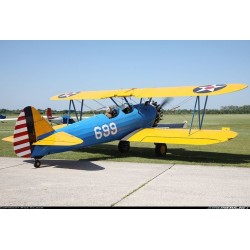 PT-17 Stearman Blå/gul 20cc Gas ARF
