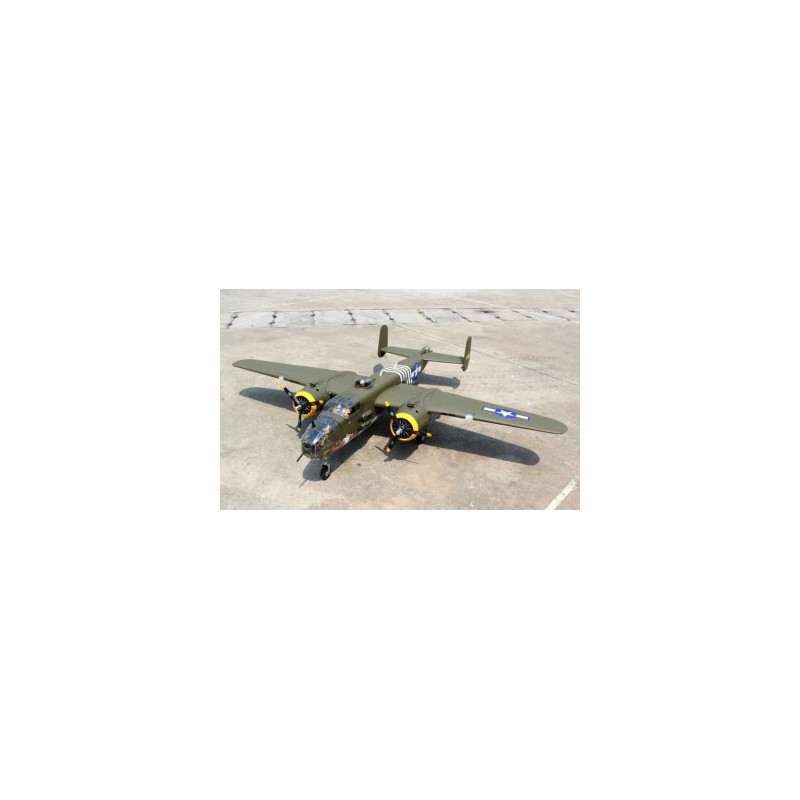 Mitchell B-25 20cc med Infällbara Landställ ARF