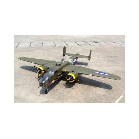 Mitchell B-25 20cc med Infällbara Landställ ARF