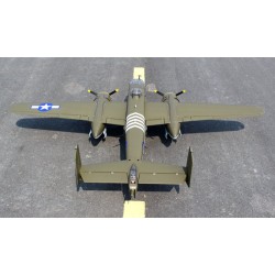 Mitchell B-25 20cc med Infällbara Landställ ARF
