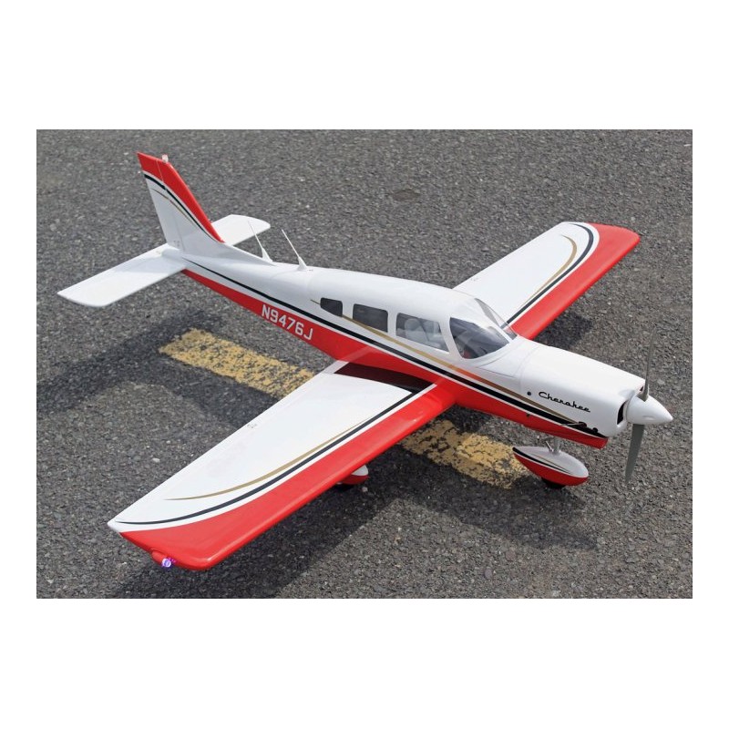 Piper Cherokee 153cm 10-15cc Red ARF