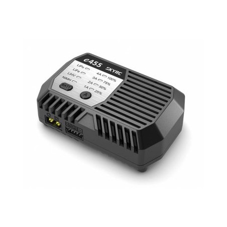 SkyRC e455 Charger LiPo/LiFe/LiHV 2-4S,NiMH 6-8S 50W 240AC