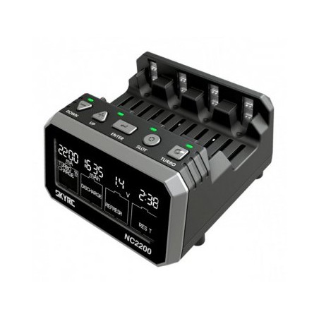 SkyRC NC2200 Laddare NiMH AA/AAA 0,2-2,2A 240AC
