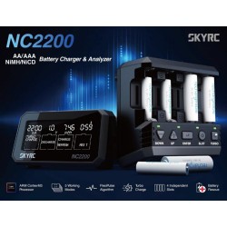 SkyRC NC2200 Laddare NiMH AA/AAA 0,2-2,2A 240AC
