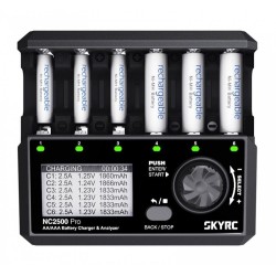 SkyRC NC2500 Charger NiMH AA/AAA 0.1-2.5A 240AC
