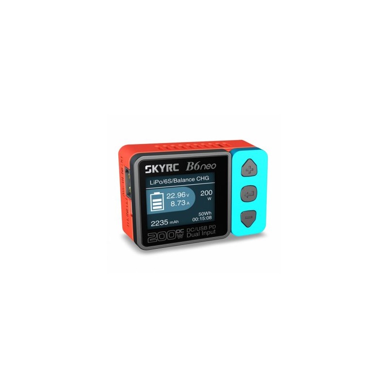 SkyRC B6neo DC Charger Input 10-28volt Red/Blue