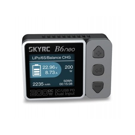 SkyRC B6neo DC Charger Input 10-28volt Black/Grey