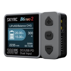 SkyRC B6neo 2 DC Laddare 15A/300W Svart/Grå