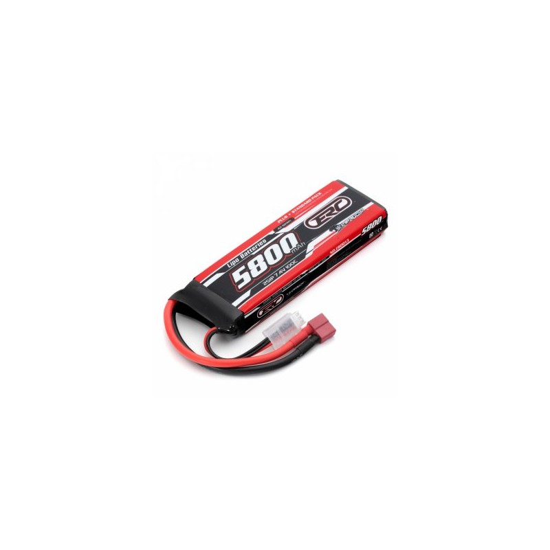 Li-Po Batteri 2S 7,4V 5800mAh 100C T-Kontakt