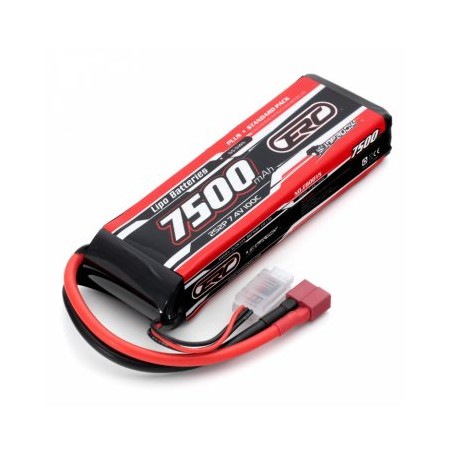 Li-Po Batteri 2S 7,4V 7500mAh 100C T-Kontakt