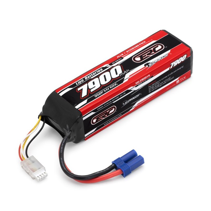 Li-Po Batteri 3S 11,1V 7900mAh 100C EC5-Kontakt