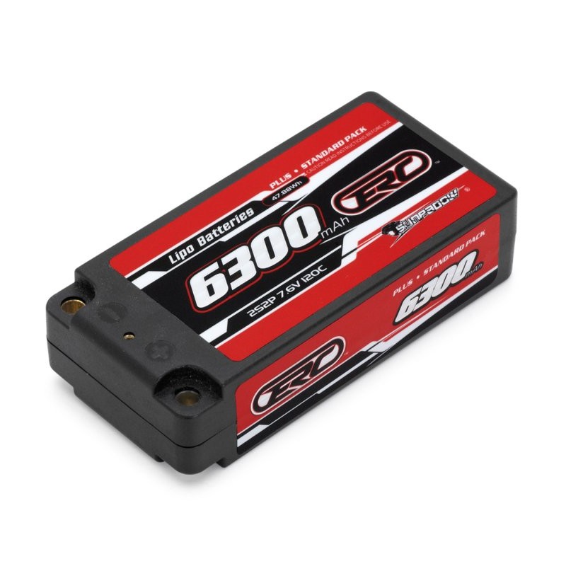 Li-Po Battery 2S 7,6V 6300mAh 120C HV Hard 5mm Shorty