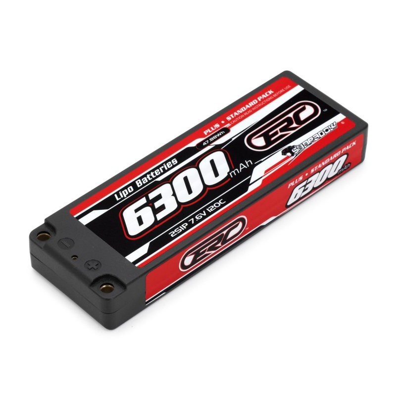 Li-Po Battery 2S 7,6V 6300mAh 120C HV Hard 5mm LCG