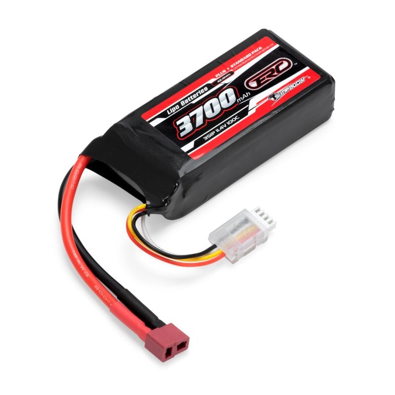 Li-Po Batteri 3S 11,4V 3700mAh 100C HV T-Kontakt
