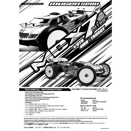 MBX-7 TRUGGY INSTRUCTION MANUAL