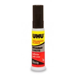 UHU Super Glue Pipette 3g Blister