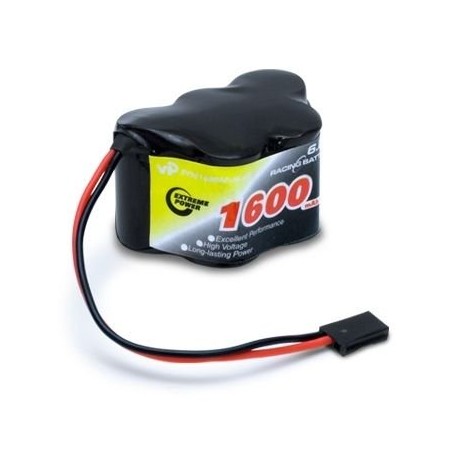 Receiver battery NiMH 6,0V 1600mAh Hump