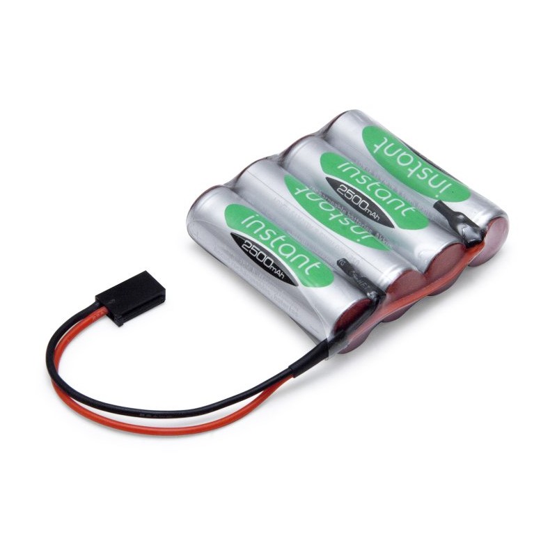 Receiver battery NiMH 4,8V 2500mAh Flat