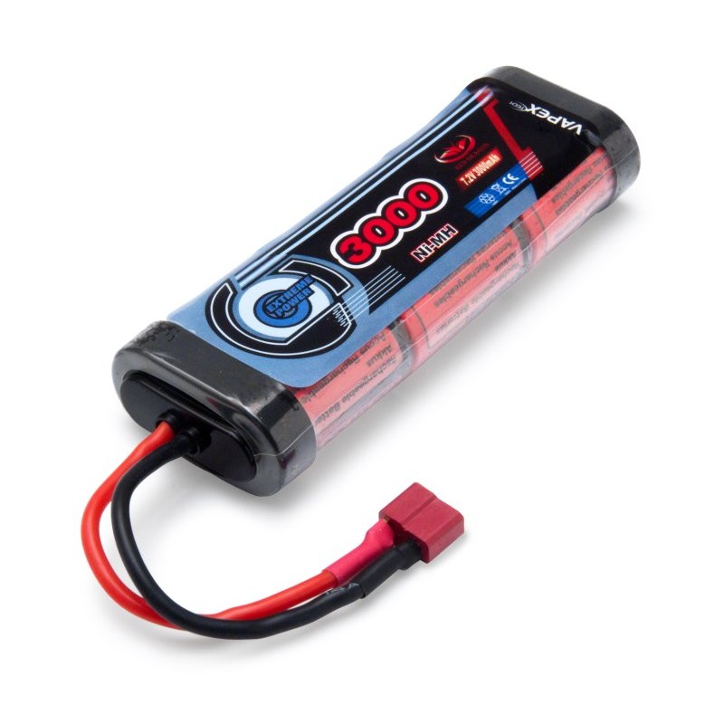 NiMH Batteri 7,2V 3000mAh T-kontakt
