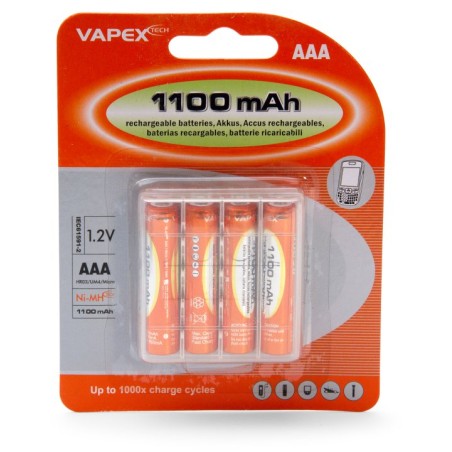 AAA/R3 Batteri NiMH 1100mAh 4-pack