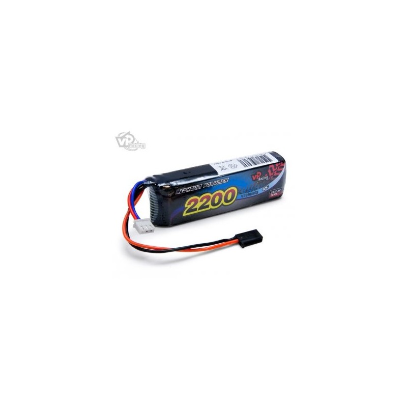 Sändar/Mottagar Batteri Li-Po 7,4V 2200mAh**