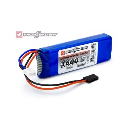 Receiver Battery Li-Fe 6,6V 1600mAh Flat