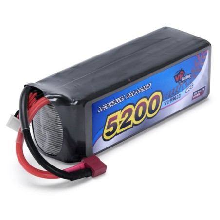 Li-Po Batteri 4S 14,8V 5200mAh 40C T-kontakt