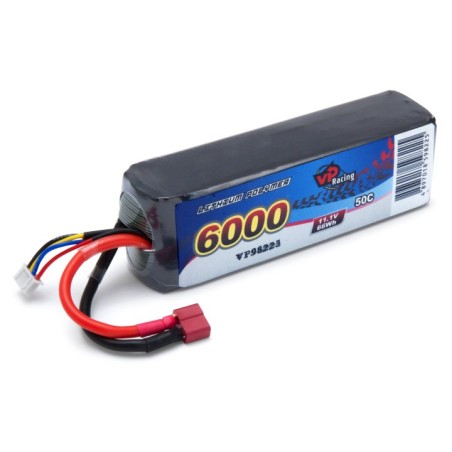 Li-Po Battery 3S 11,1V 6000mAh 50C T-Connector
