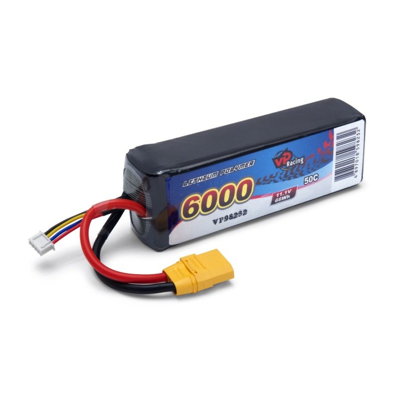 Li-Po Battery 3S 11,1V 6000mAh 50C XT90-Connector